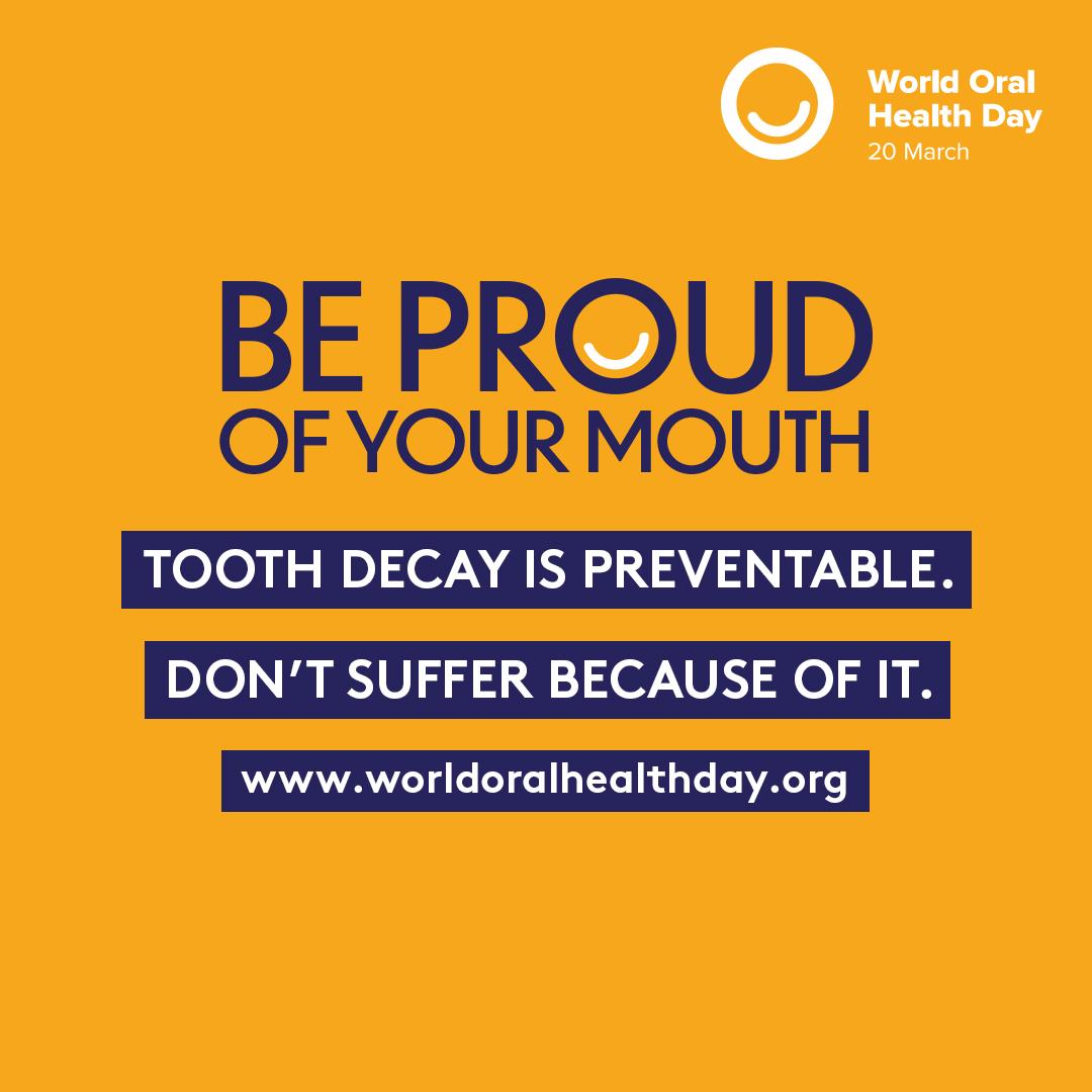 Help Us Celebrate World Oral Health Day on March 20th